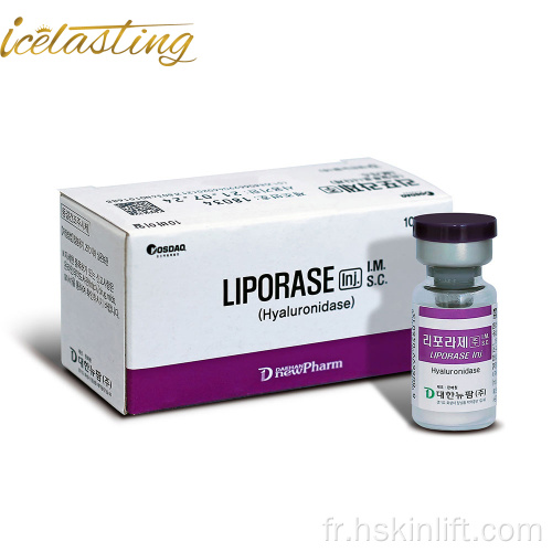 La liporase d'origine de Corée 10 * 10 ml d'injection d'hyaluronidase